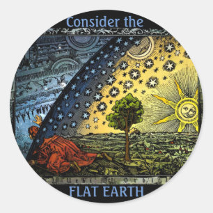 Flat Earth Sticker