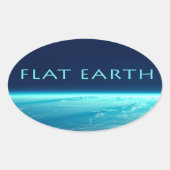 Flat Earth sticker (Voorkant)