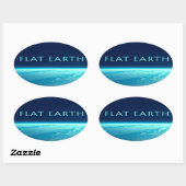 Flat Earth sticker (Vel)