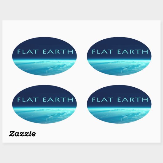Flat Earth sticker (Vel)