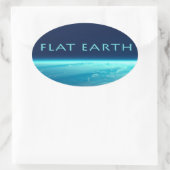 Flat Earth sticker (Tas)