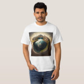 Flat Earth T-Shirt (Voorkant volledig)