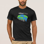 Flat Earth T-shirt (Voorkant)