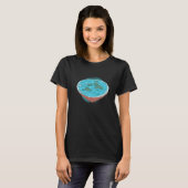 Flat Earth Theorists Or Believers Flat Earthers   T-shirt (Voorkant volledig)