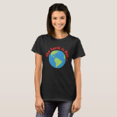 Flat Earth Truth  The Earth is Not A Globe T-shirt (Voorkant volledig)