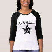 Flat- en Fabulous-raglan T-shirt (Voorkant)