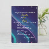 Flat Floral Wedding Invite (Staand voorkant)