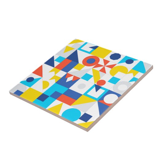 Flat Graphic Design Pattern Tegeltje (Zijkant)