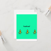 Flat Greeting Card Kaart (Voorkant / Achterkant in situ)