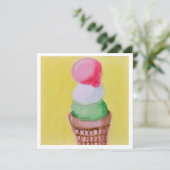 Flat Greeting Card Kaart (Staand voorkant)