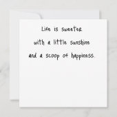 Flat Greeting Card Kaart (Achterkant)