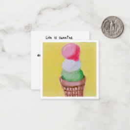 Flat Greeting Card Notitiekaartje