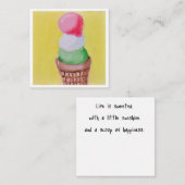 Flat Greeting Card Notitiekaartje (Voorkant / Achterkant)