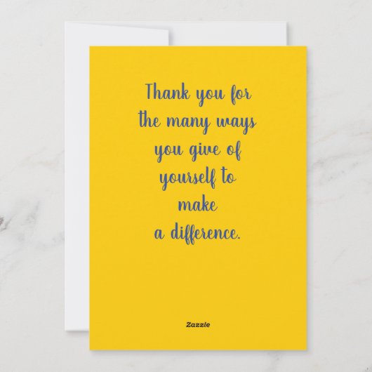 Flat Happy National Nurses Day Dank u wel! Feestdagenkaart (Achterkant)