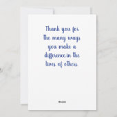 Flat Happy National Nurses Week Appreciard Feestdagenkaart (Achterkant)