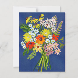 Flat Hartelijk dank Bedankkaart