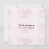 Flat Hartelijk dank Bedankkaart (Achterkant)