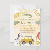 Flat Hartelijk dank Bedankkaart (Voorkant)