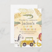 Flat Hartelijk dank Bedankkaart (Voorkant / Achterkant)