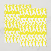 Flat Hartelijk dank Bedankkaart (Voorkant / Achterkant)