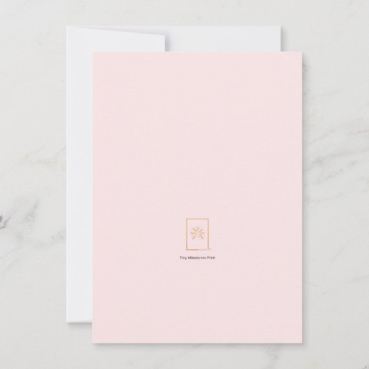 Flat Hartelijk dank Bedankkaart (Achterkant)