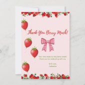Flat Hartelijk dank Bedankkaart (Voorkant)