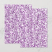 Flat Hartelijk dank Bedankkaart (Voorkant / Achterkant)