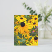 Flat Hartelijk dank Bedankkaart (Staand voorkant)