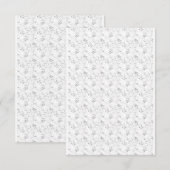 Flat Hartelijk dank Bedankkaart (Voorkant / Achterkant)