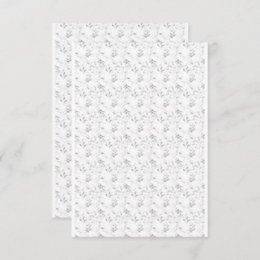 Flat Hartelijk dank Bedankkaart (Voorkant / Achterkant)