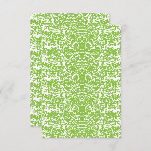 Flat Hartelijk dank Bedankkaart (Voorkant / Achterkant)