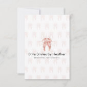 Flat Hartelijk dank Bedankkaart (Voorkant)