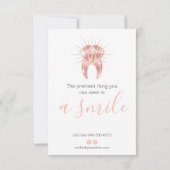 Flat Hartelijk dank Bedankkaart (Achterkant)