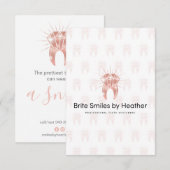 Flat Hartelijk dank Bedankkaart (Voorkant / Achterkant)