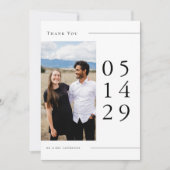 Flat Hartelijk dank Bedankkaart (Voorkant)