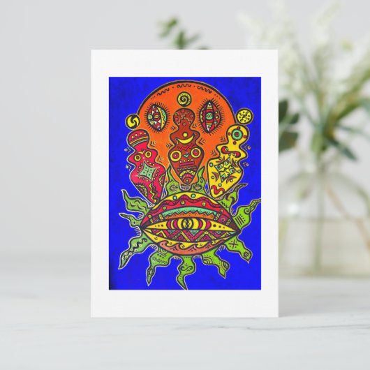 Flat Hartelijk dank Bedankkaart (Staand voorkant)