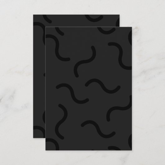 Flat Hartelijk dank Bedankkaart (Voorkant / Achterkant)