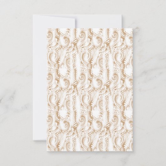 Flat Hartelijk dank Bedankkaart (Voorkant)