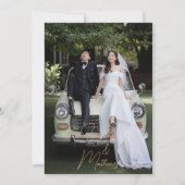 Flat Hartelijk dank Bedankkaart (Achterkant)