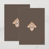 Flat Hartelijk dank Bedankkaart (Voorkant / Achterkant)