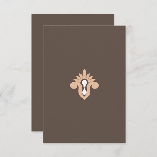 Flat Hartelijk dank Bedankkaart (Voorkant / Achterkant)