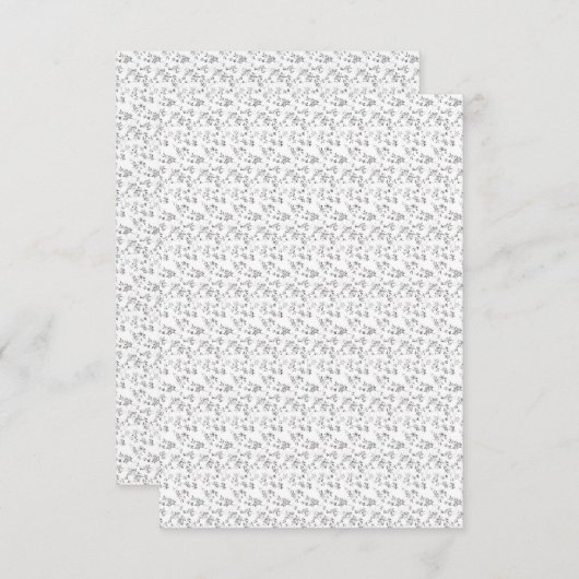 Flat Hartelijk dank Bedankkaart (Voorkant / Achterkant)