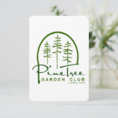 Flat Hartelijk dank Bedankkaart (Staand voorkant)