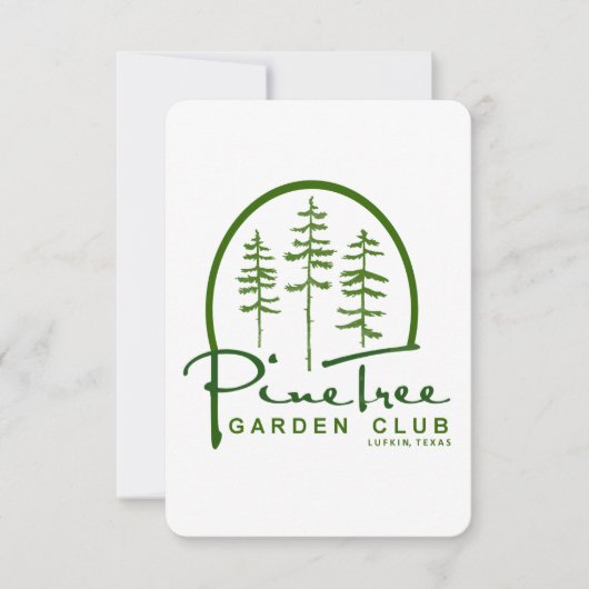 Flat Hartelijk dank Bedankkaart (Voorkant)