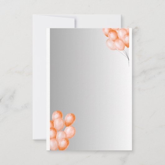 Flat Hartelijk dank Bedankkaart (Achterkant)