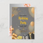 Flat Hartelijk dank Bedankkaart (Voorkant / Achterkant)