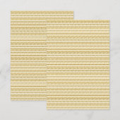 Flat Hartelijk dank Bedankkaart (Voorkant / Achterkant)