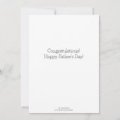 Flat Hartelijk dank Bedankkaart (Achterkant)