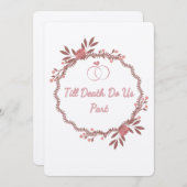 Flat Hartelijk dank Bedankkaart (Voorkant / Achterkant)