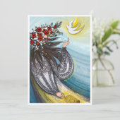 Flat Hartelijk dank Bedankkaart (Staand voorkant)